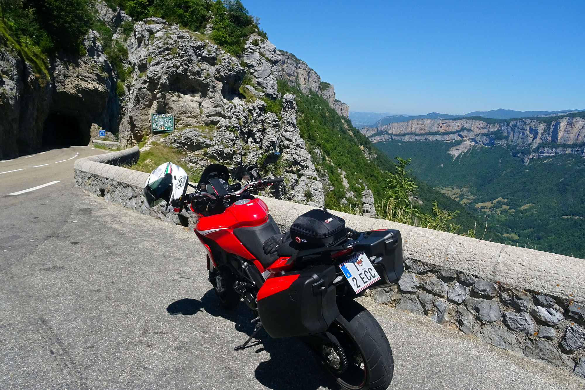 Mit dem Motorrad in Frankreich